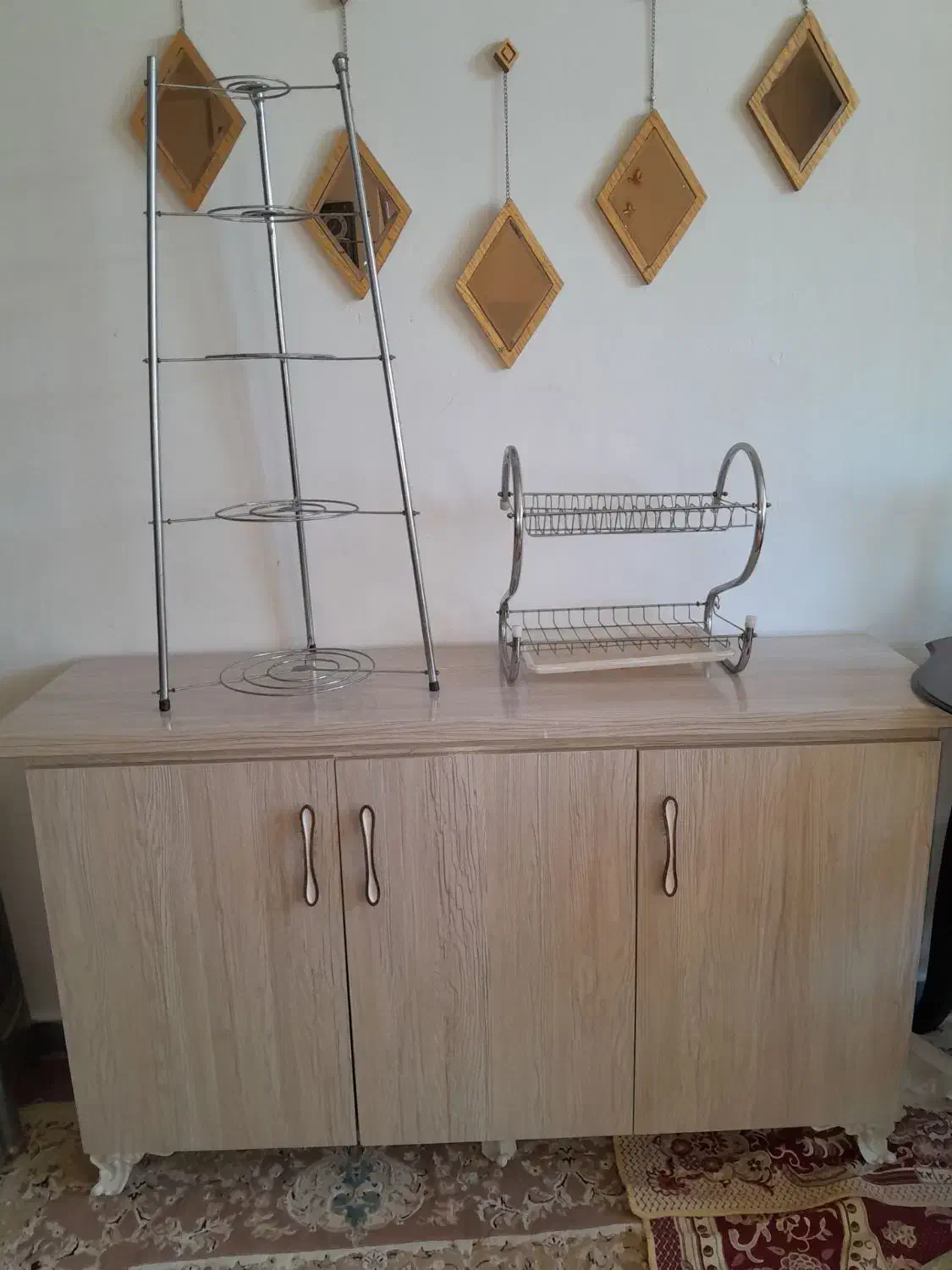 کمد آشپز خانه|آب‌چکان و نظم‌دهنده ظروف|اهر, |دیوار