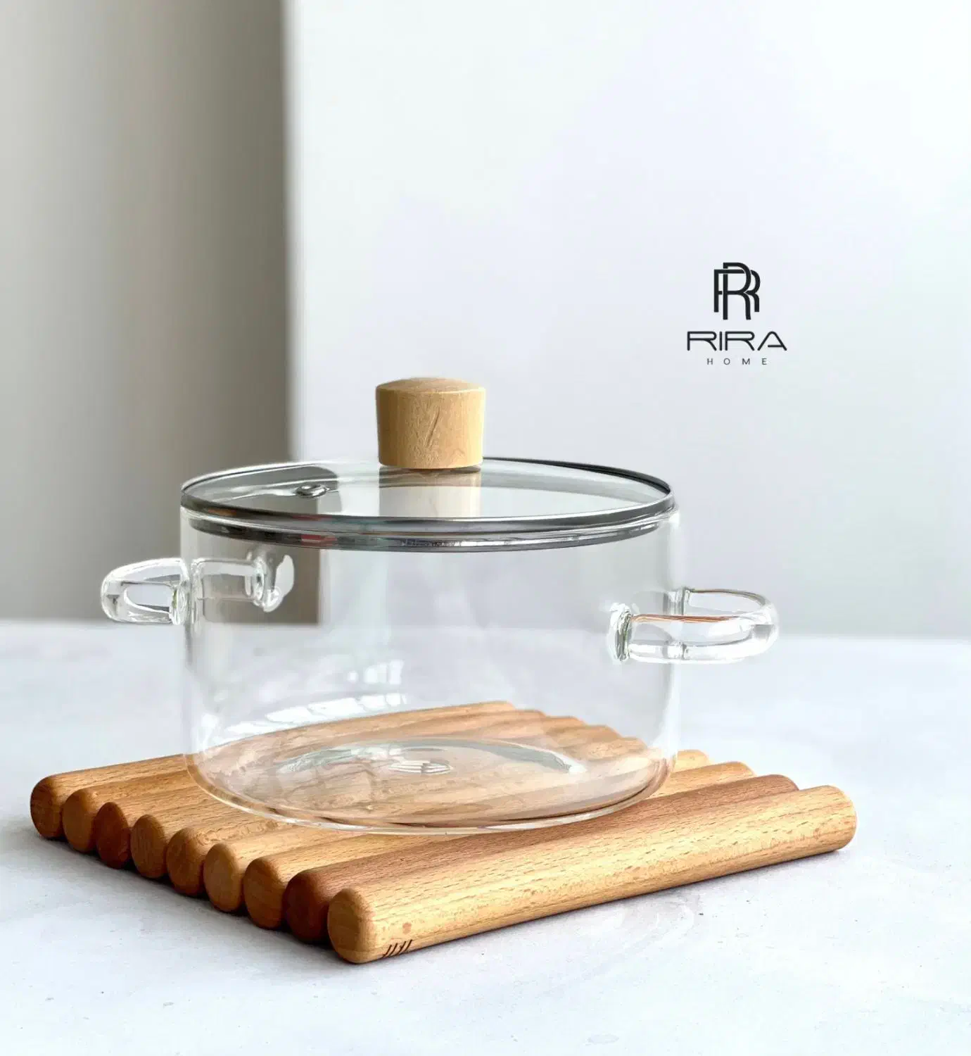 قابلمه پیرکس در بامبو روز مادر|ظروف پخت‌وپز|قم, دروازه ری|دیوار