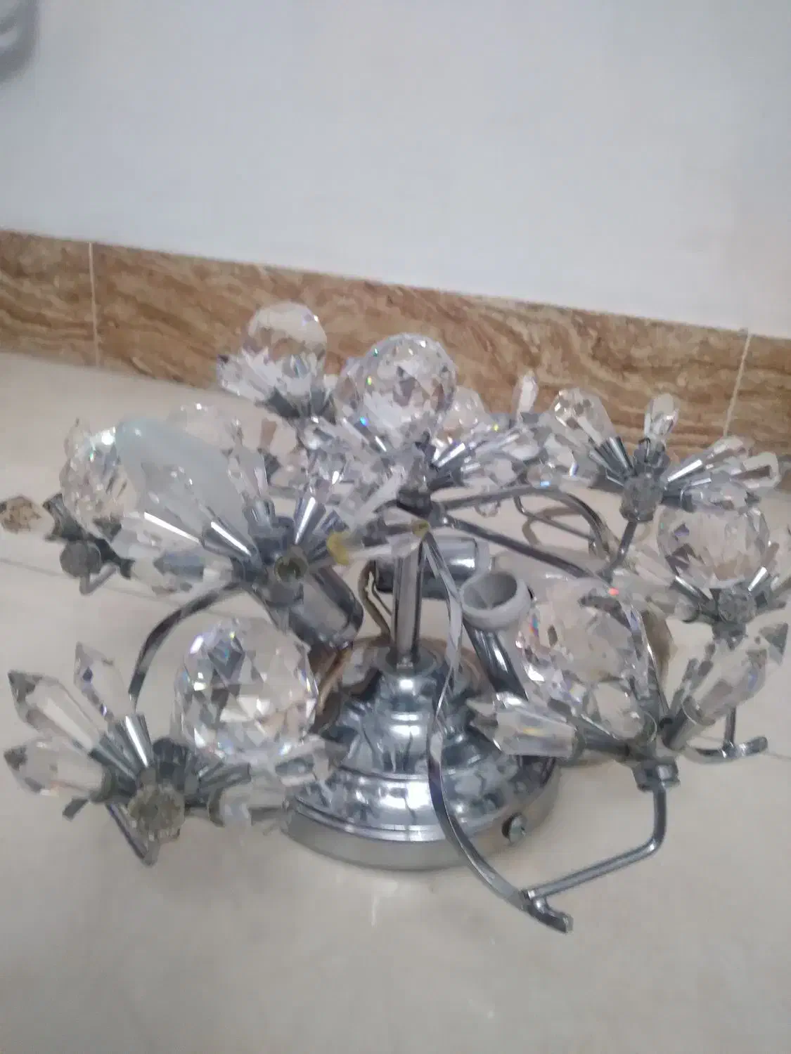 دوعدد لوستر|لوستر و چراغ آویز|زنجان, |دیوار