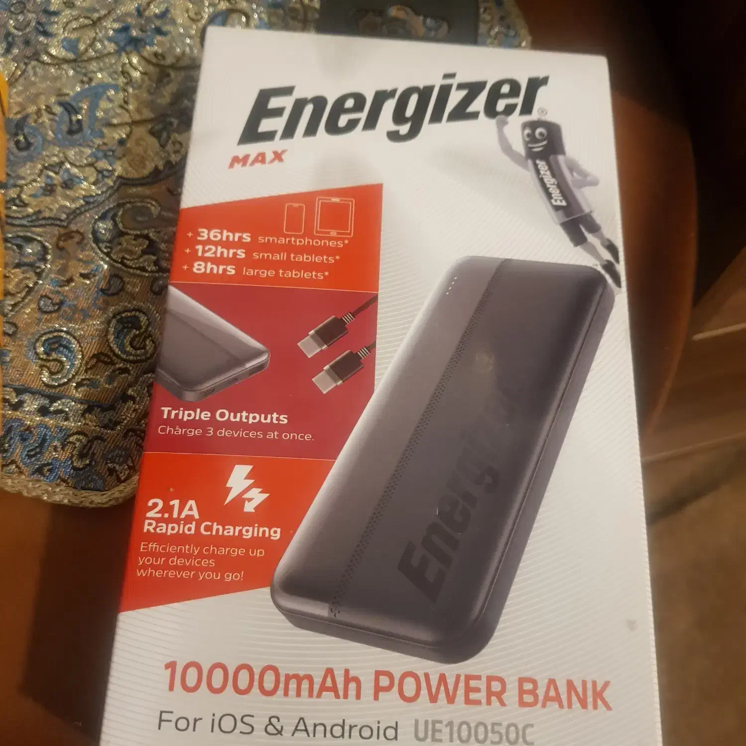 پاور بانک انرجایزر ۱۰۰۰۰ آمپر|لوازم جانبی موبایل و تبلت|همدان, |دیوار