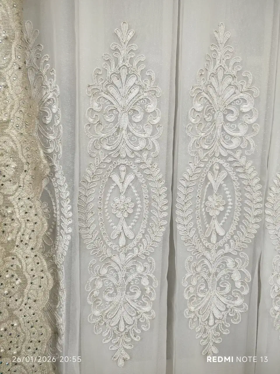 پرده به همراه کتیبه|پرده، رانر، رومیزی|گنبد کاووس, |دیوار