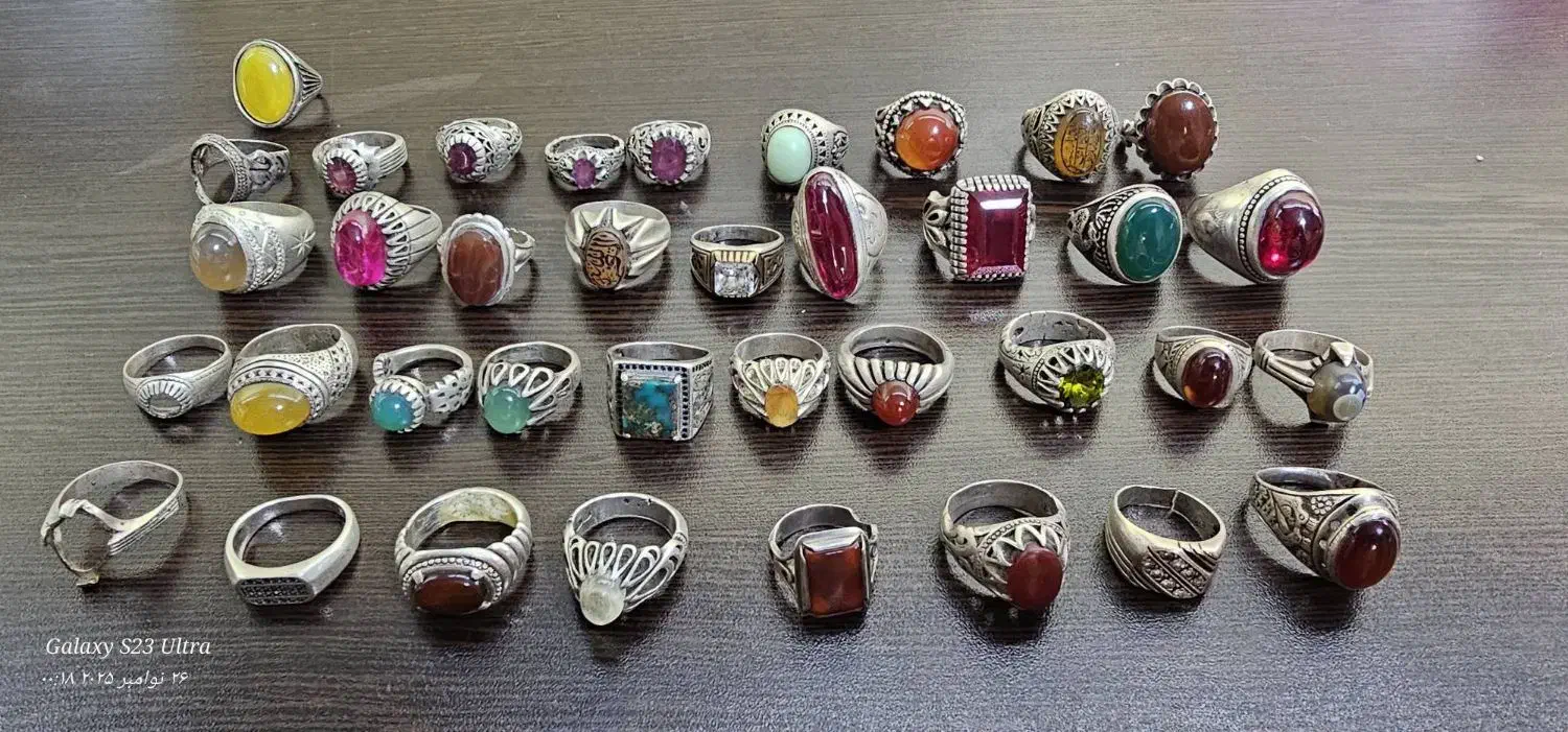کلکسیون انگشتر نقره زیبا گرمی قیمت مناسب|جواهرات|پاکدشت, پاکدشت (مامازند)|دیوار