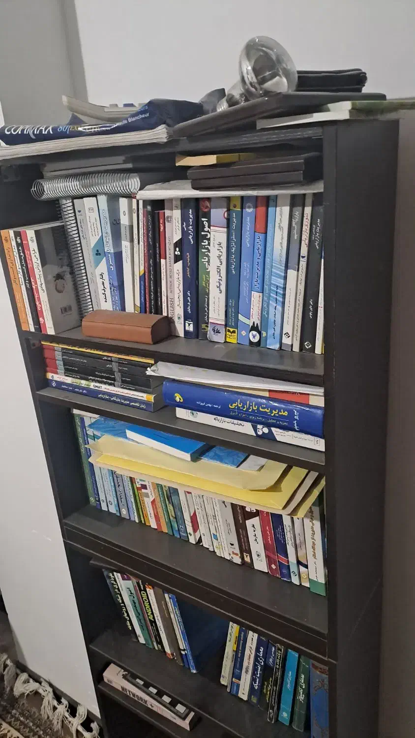 راهنمایی کتابخانه|کتابخانه، شلف، قفسه‌های دیواری|یزد, |دیوار