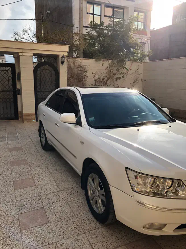 هیوندای سوناتا ۲۰۰۹ فول سفید|خودرو سواری و وانت|بیرجند, |دیوار