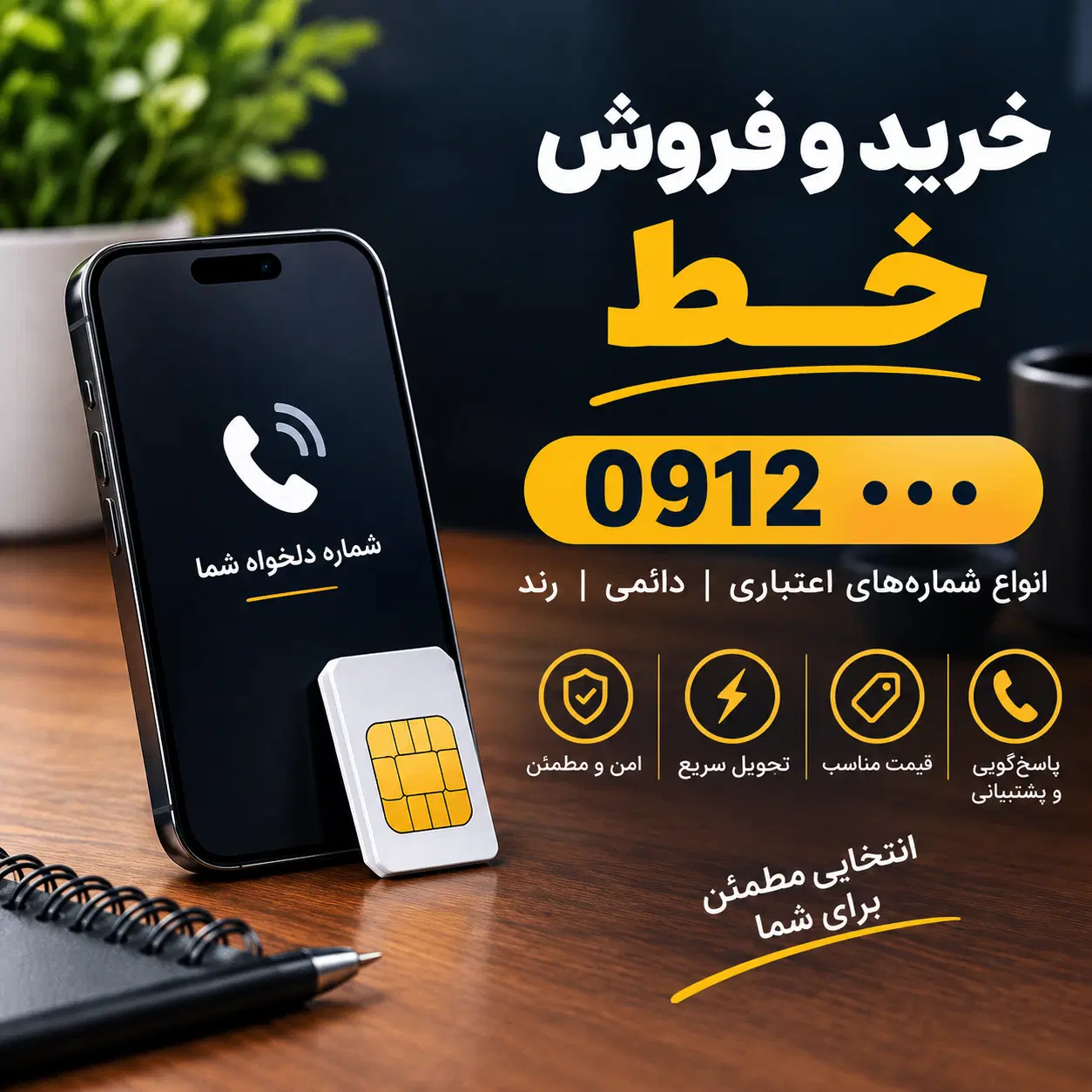 خرید و فروش سیمکارت 0912|سیمکارت|تهران, درختی|دیوار