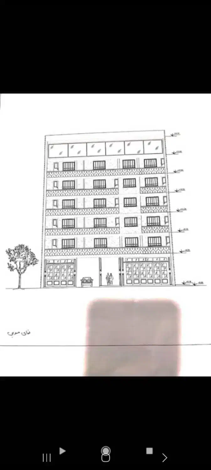 583 متر کلنگی جواز هتل آپارتمان پلاک یک دریا|فروش زمین و ملک کلنگی|رودسر, |دیوار