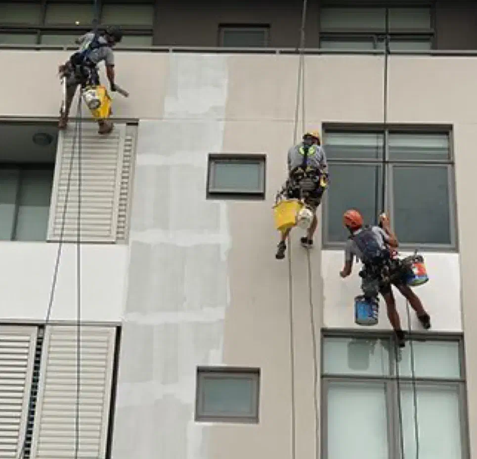 پیچ و رولپلاک نما/سیمانکاری/شستوشونما با طناب|خدمات پیشه و مهارت|قزوین, |دیوار