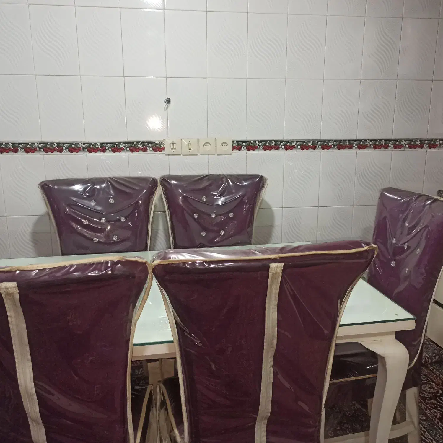 میز ناهارخوری|میز و صندلی غذاخوری|برازجان, |دیوار