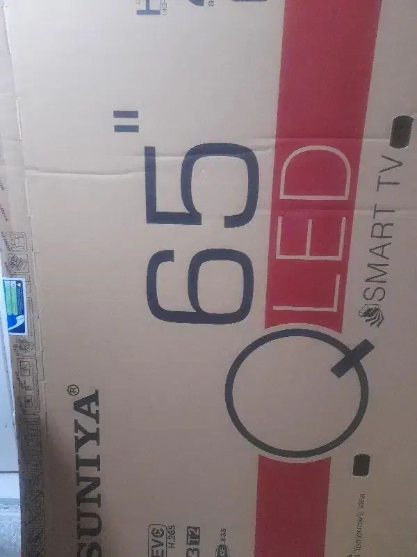 کارتن تلوزیون ۶۵ اینچ|تلویزیون و پروژکتور|مسجد سلیمان, |دیوار