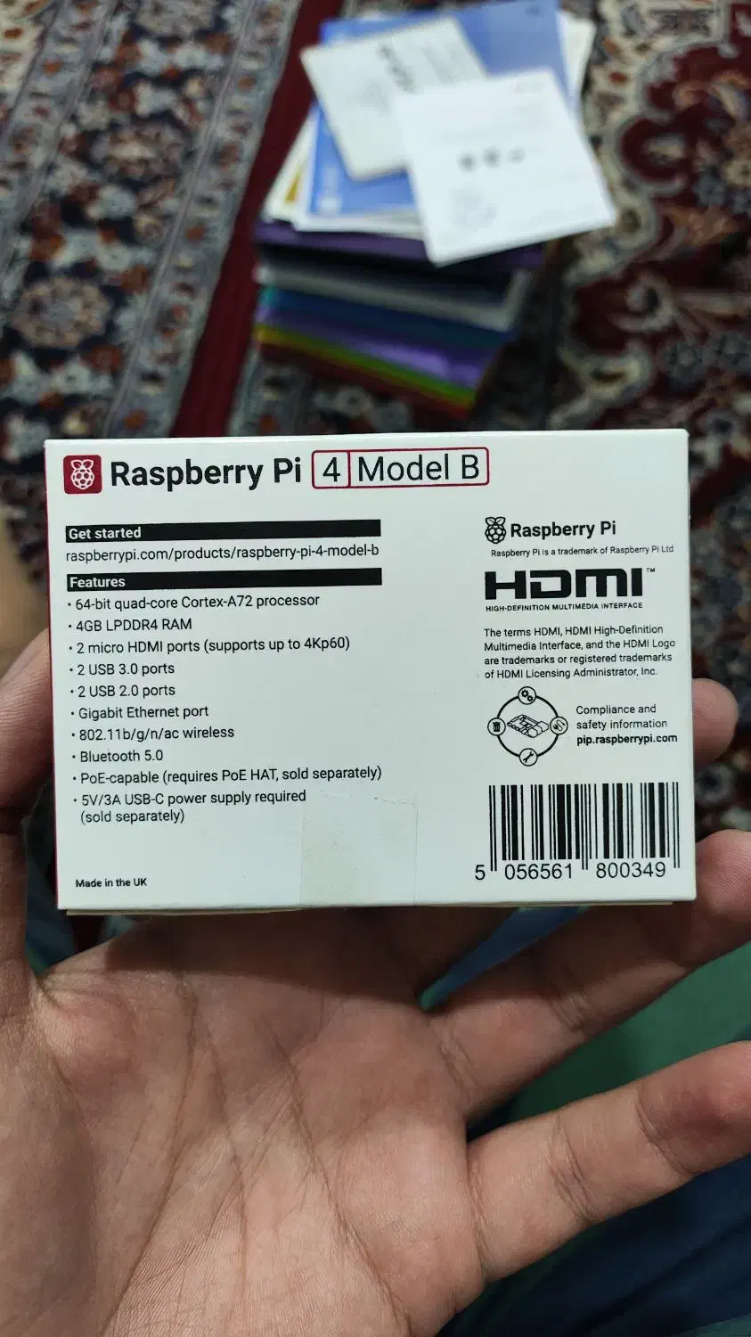 رزبری پای 4B 4GB Ram|قطعات و لوازم جانبی رایانه|بیرجند, |دیوار