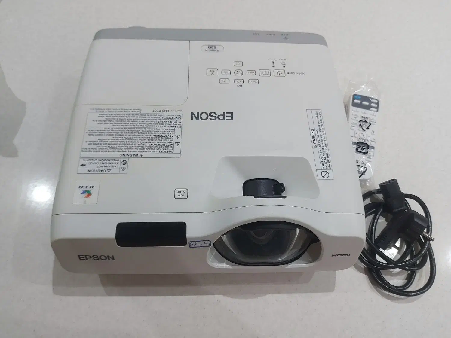 ویدئو پروژکتور اپسون مدل Epson EB-520|تلویزیون و پروژکتور|تهران, آهنگ|دیوار