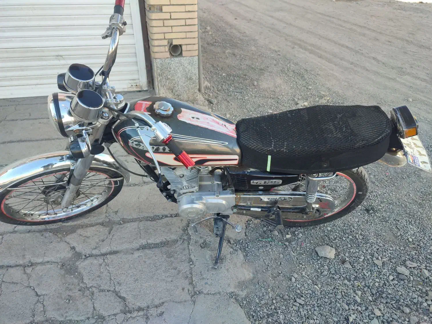 125تقویت|موتورسیکلت|رابر, |دیوار