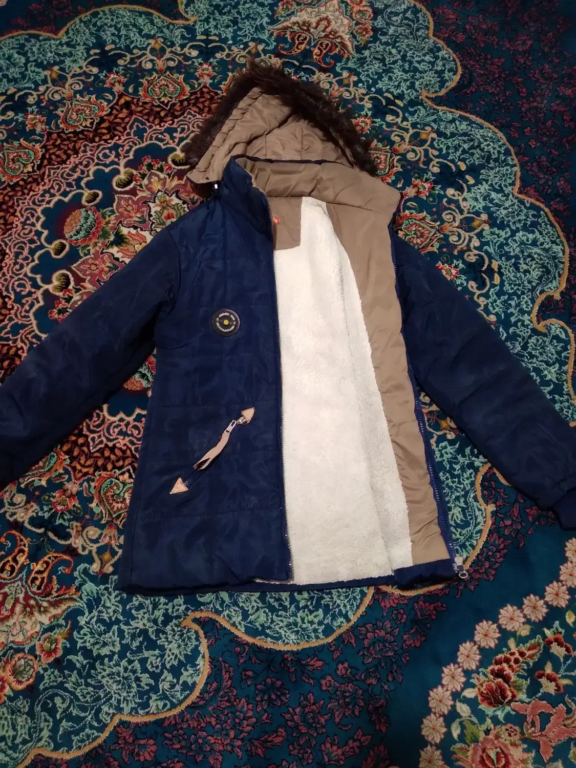 کاپشن پسرانه در حد نو مناسب ۱۰ تا ۱۳ سال|لباس|پاکدشت, شهرک امام رضا|دیوار