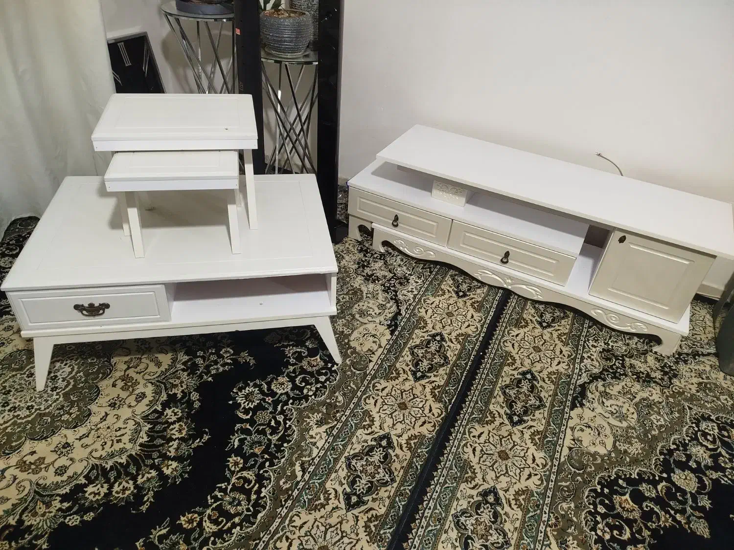 میز تلویزیون و جلو مبلی ست|میز تلویزیون|چهارباغ, |دیوار