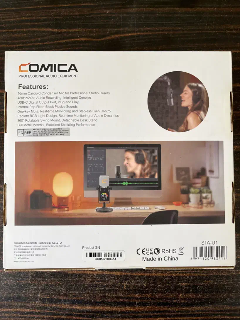 میکروفون استودیویی کندانسر کامیکا|صوتی و تصویری|تبریز, |دیوار