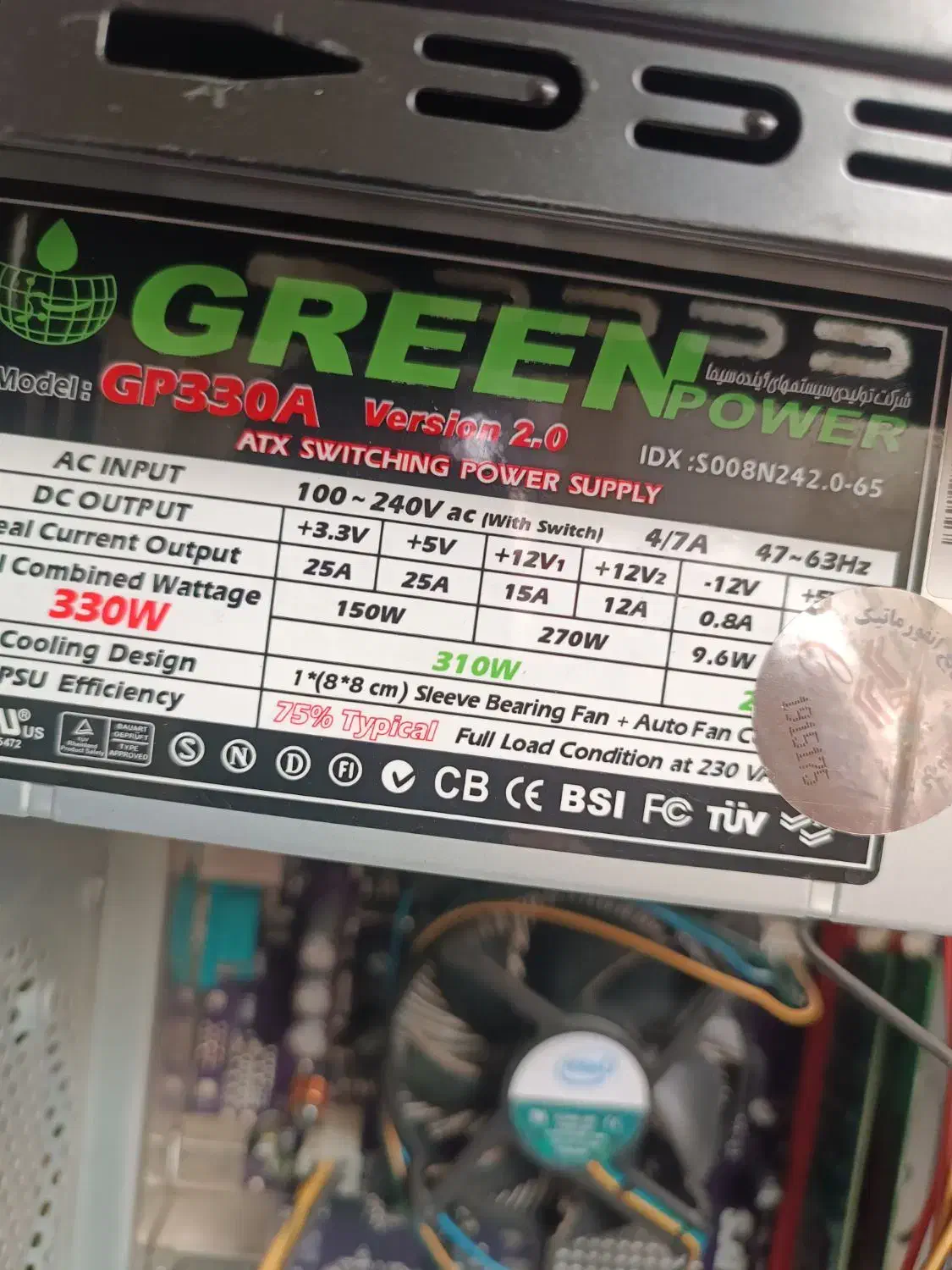 کیس و مانیتور کاملا سالم سرحال|رایانه رومیزی|قزوین, |دیوار