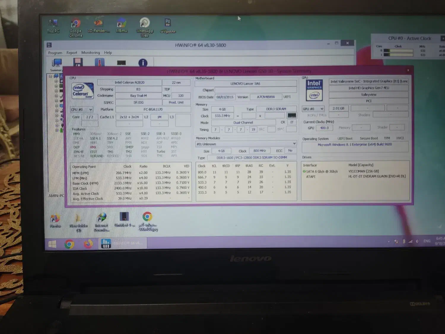 لپ تاپ لنوو G50-30|رایانه همراه|تهران, تهرانپارس غربی|دیوار