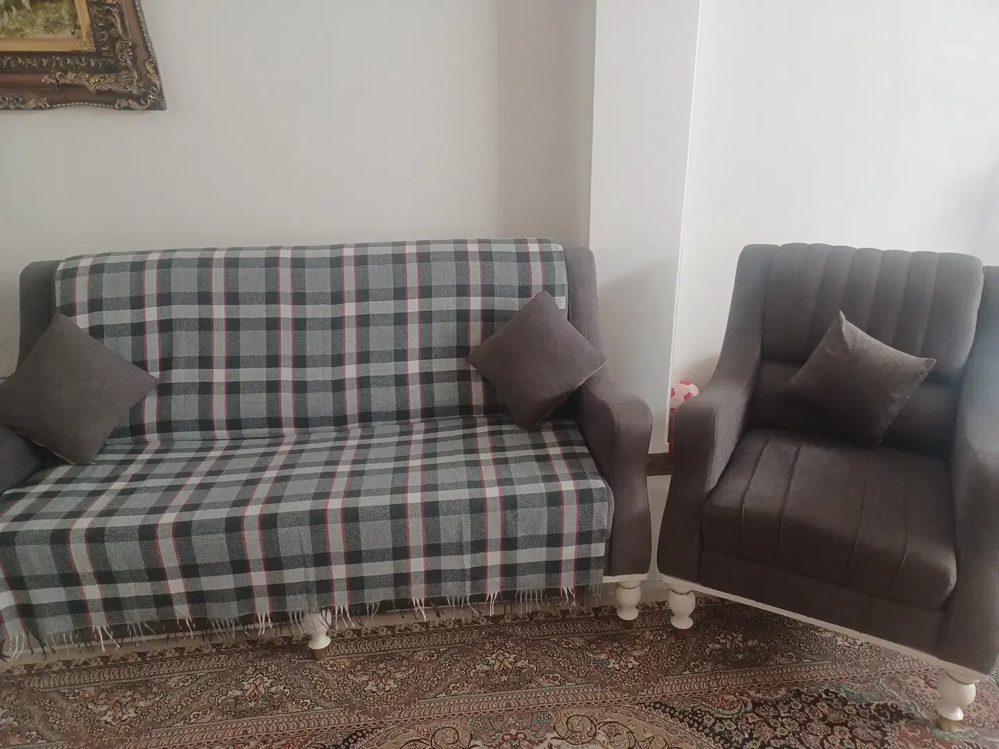 مبل ۸نفره|مبلمان خانگی و میز عسلی|گلپایگان, |دیوار