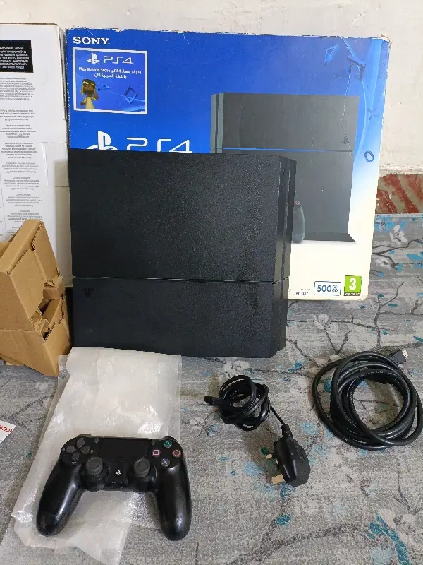 ps4 fat 500g دو طرف مات|کنسول، بازی ویدئویی و آنلاین|کرمانشاه, |دیوار