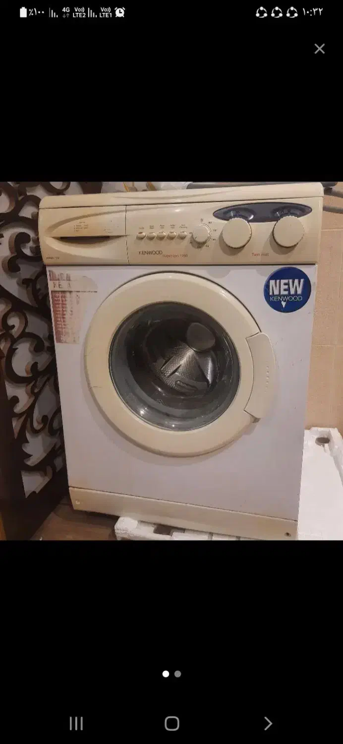 لباسشویی کنوود|ماشین لباسشویی و خشککن لباس|باسمنج, |دیوار