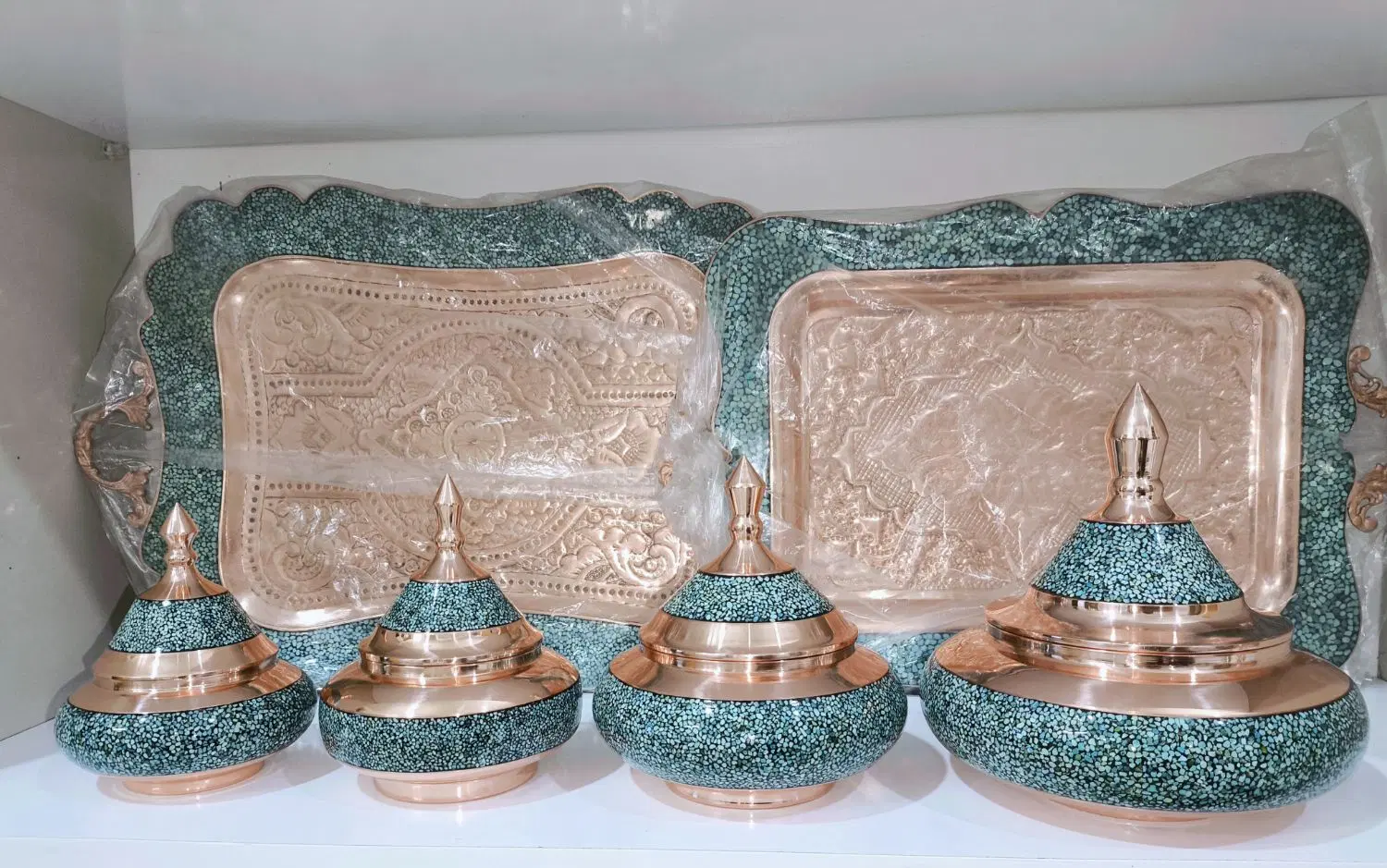 قندان سفینه ای|صنایع دستی و سایر لوازم تزئینی|اصفهان, سلطان‌آباد|دیوار