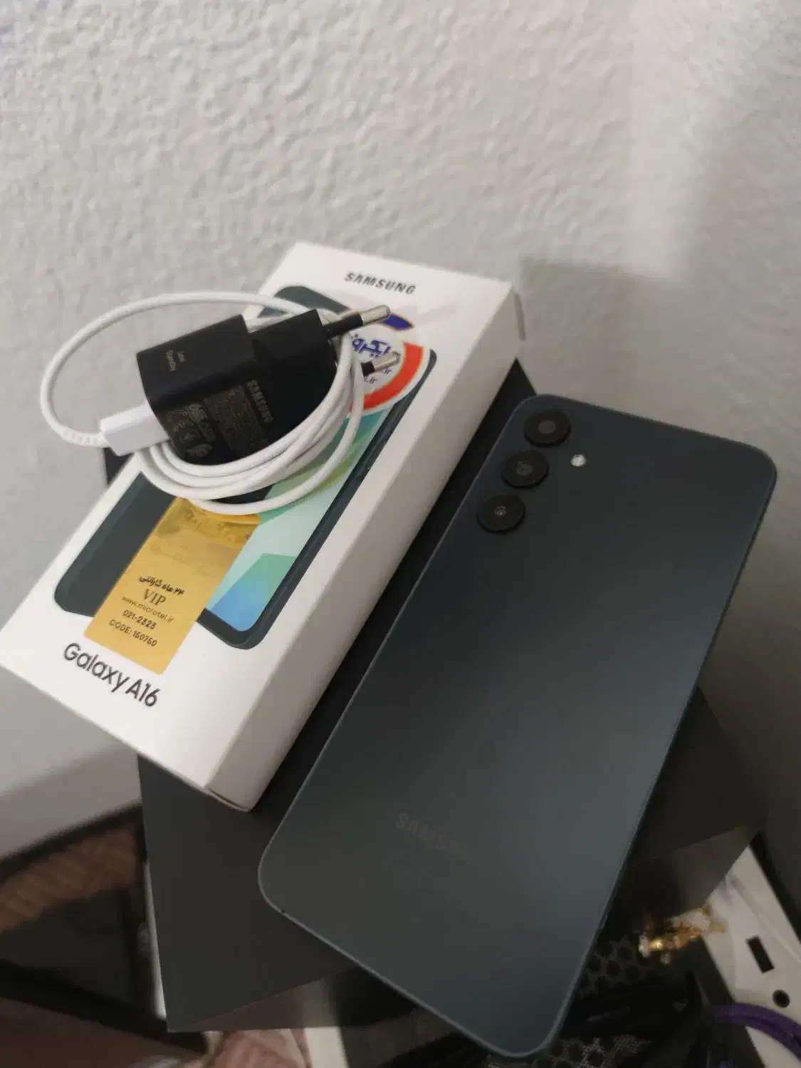سامسونگ A16 ظرفیت 128 رم 6 با شارژر|موبایل|اندیشه, اندیشه فاز ۲|دیوار