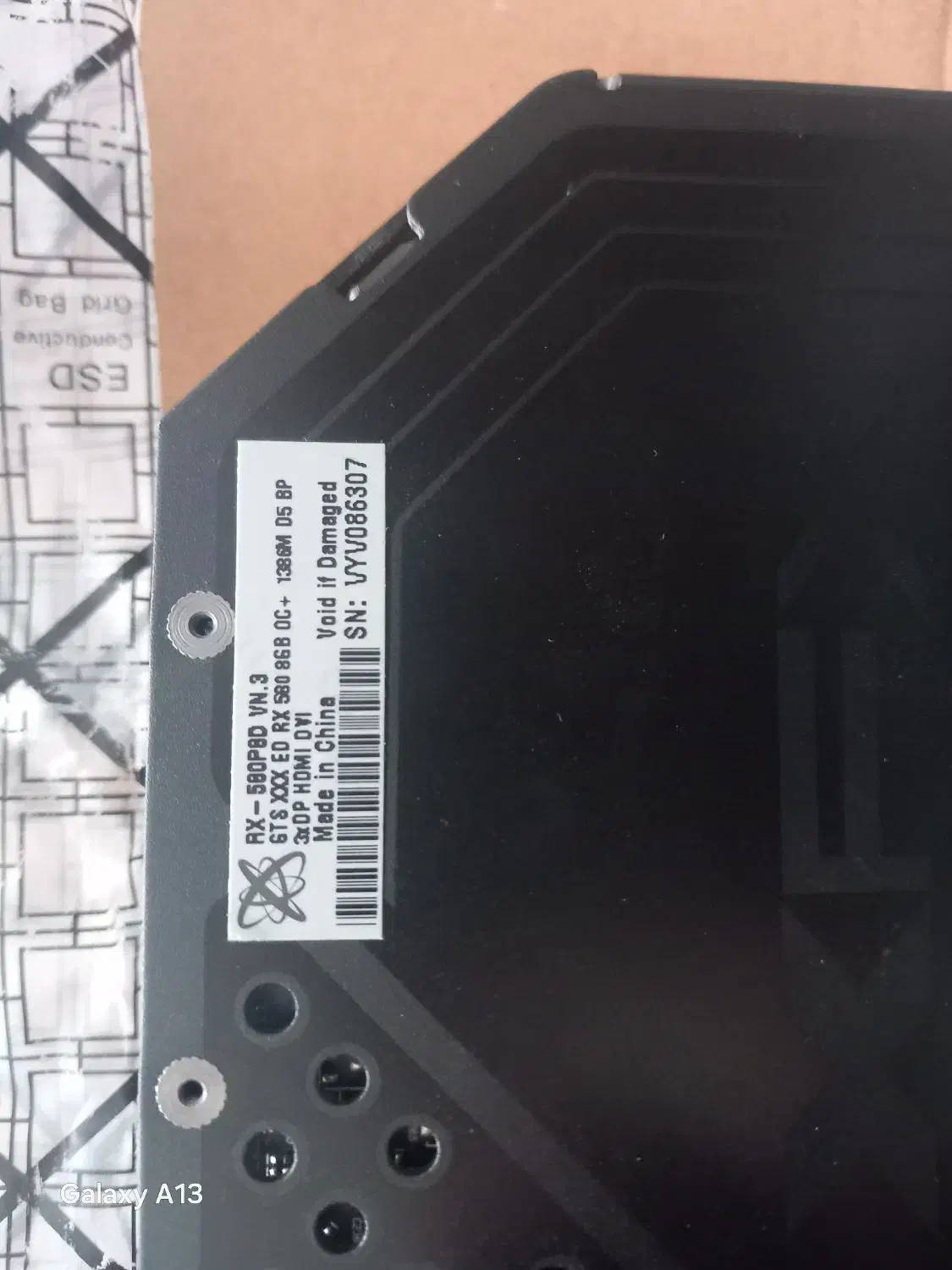 گرافیک. RX580 8GB XFX|قطعات و لوازم جانبی رایانه|گرگان, |دیوار