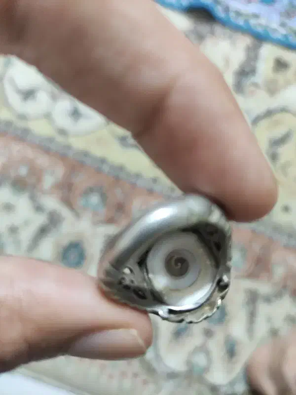 انگشتر شب چراغ یا چشم شیوا|کلکسیون اشیاء عتیقه|پاکدشت, پاکدشت (مامازند)|دیوار