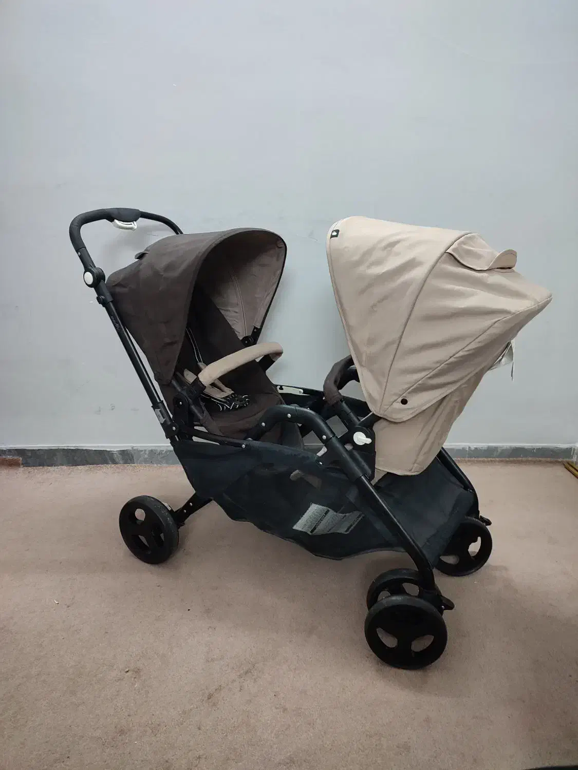 کالسکه دوقلو خارجی|کالسکه و لوازم جانبی|قم, آذر (نکویی)|دیوار