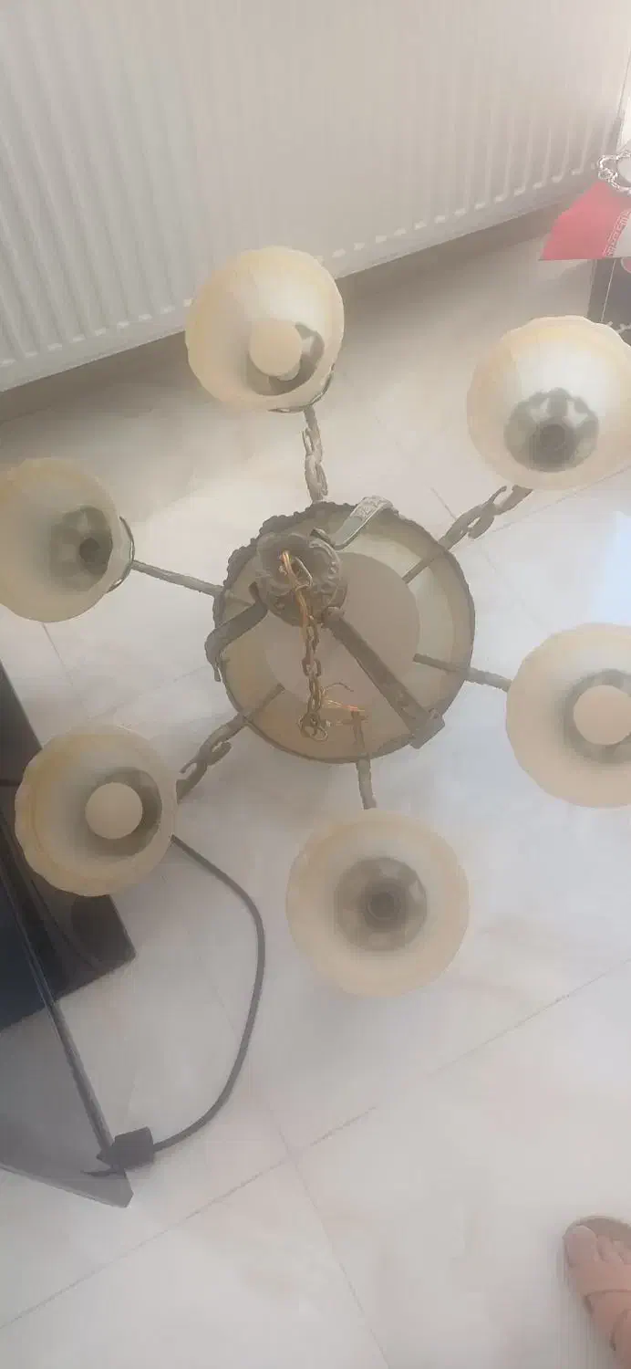 لوستر سقفی|لوستر و چراغ آویز|زرندیه, |دیوار