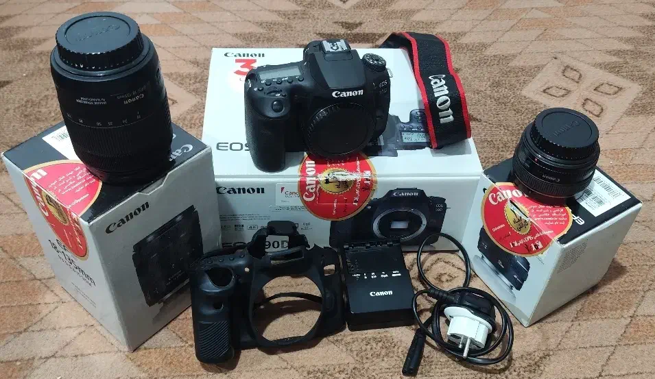 دوربین 90 دی با لنز 18-135 و 50m f1.4|دوربین عکاسی و فیلم‌برداری|اسالم, |دیوار