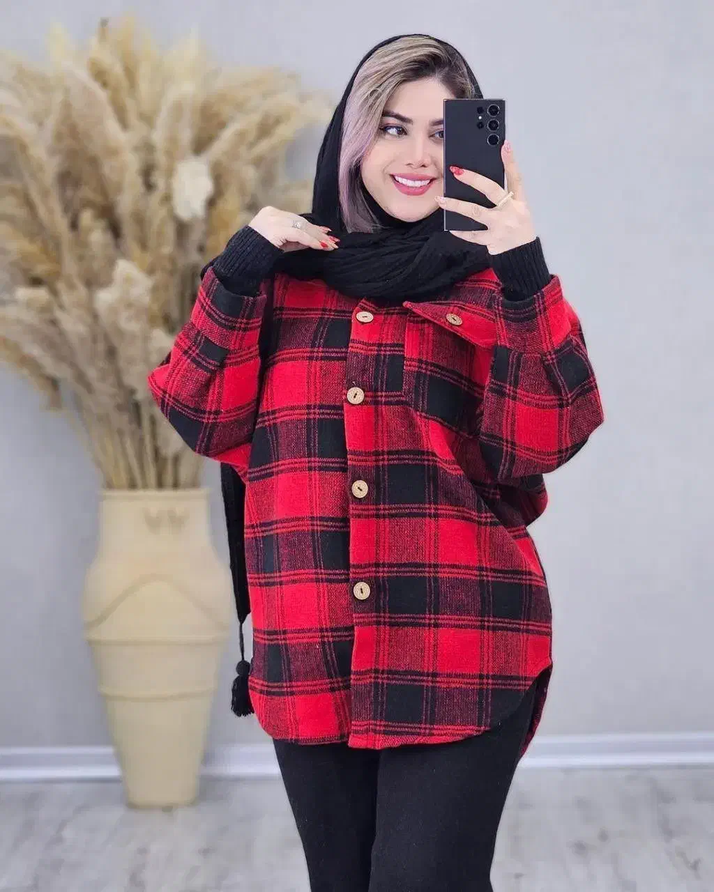 مانتو شومیزی چهار خونه|لباس|یزد, |دیوار