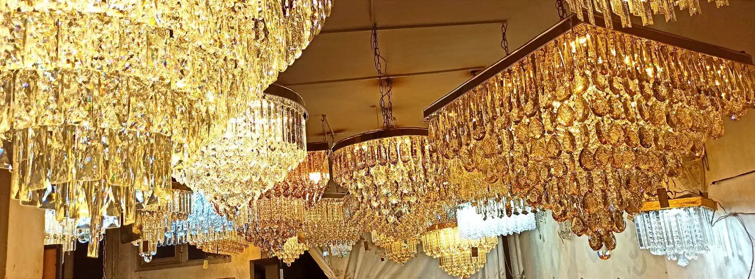 لوستر،کربستالی مدل روژان کد ۲۹۵|لوستر و چراغ آویز|قم, نیروگاه|دیوار