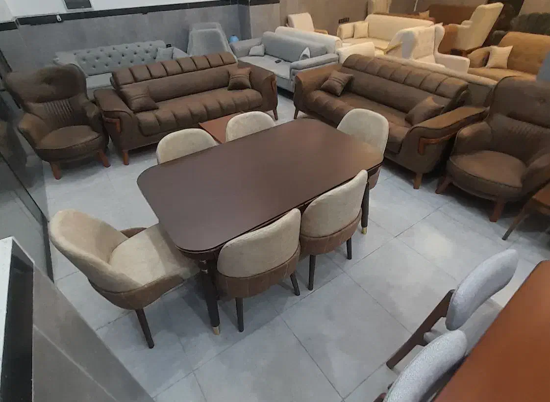 مبلمان و میزناهار خوریvip شرکتی|مبلمان خانگی و میز عسلی|رشت, گیل|دیوار