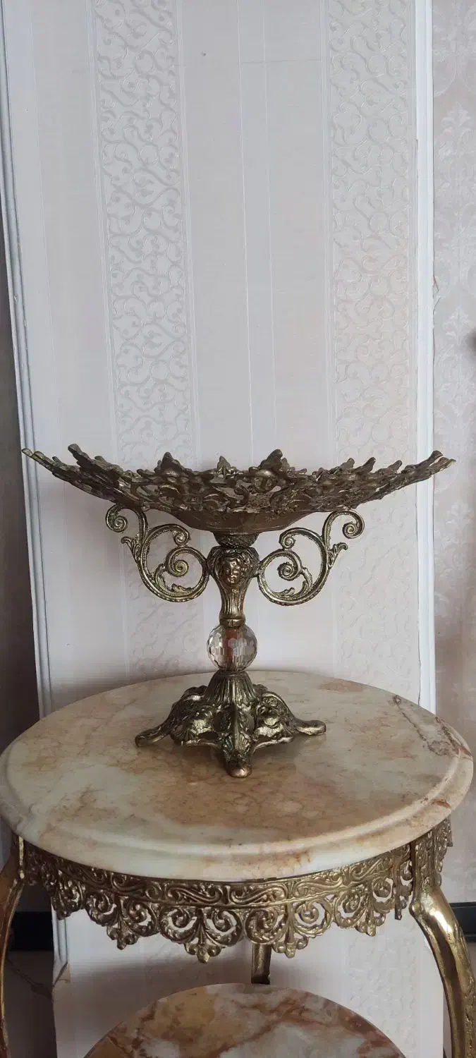 میوه خوری برنزی،شکلات خوری ،شیرینی خوری ،قندون|ظروف سرو و پذیرایی|محمدشهر, محمدشهر|دیوار