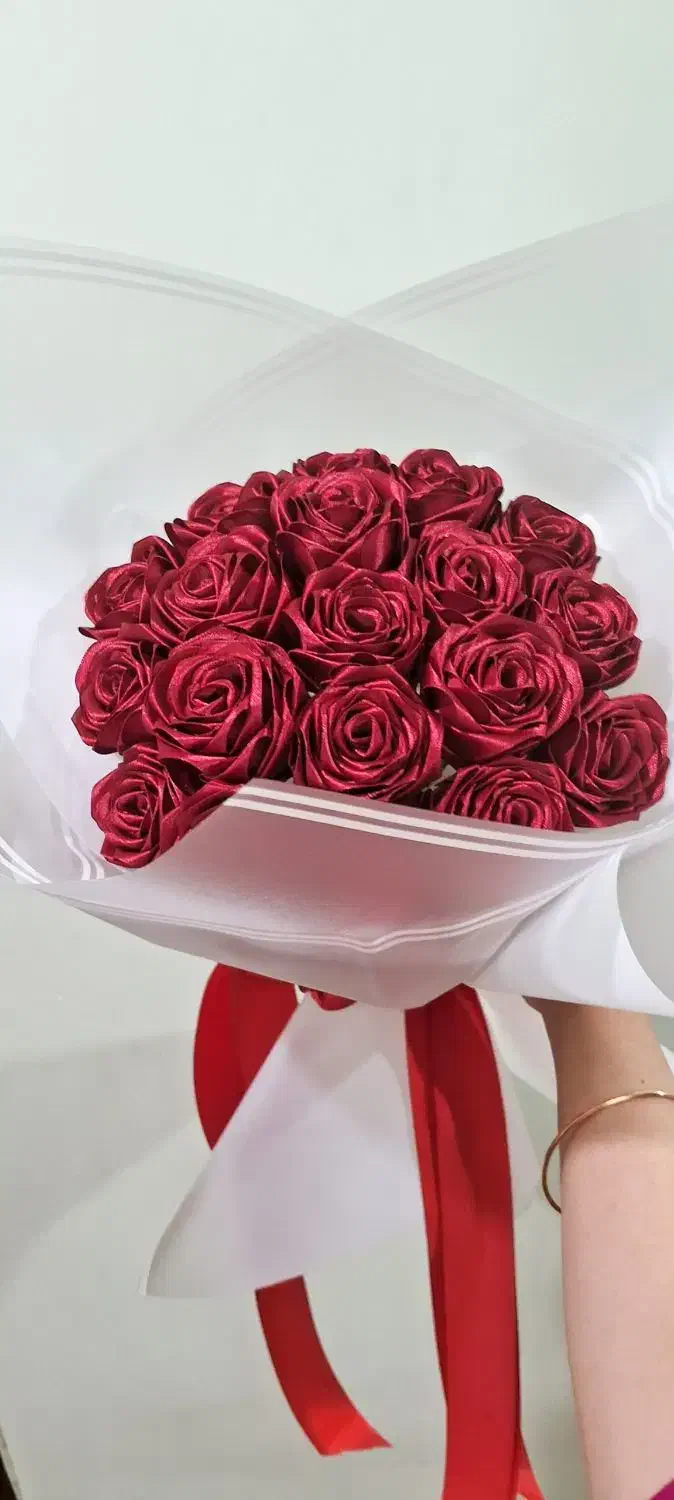 دسته گل روبانی|گل مصنوعی|ایلام, |دیوار
