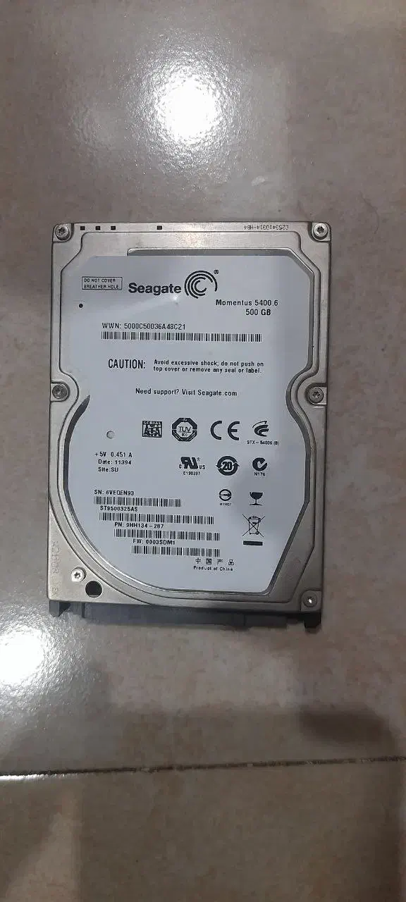 دو عدد ‌هارو دیسک had 500g|قطعات و لوازم جانبی رایانه|تبریز, |دیوار