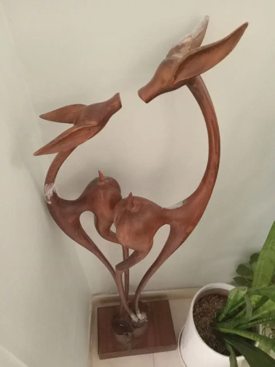 غزال|مجسمه، تندیس، ماکت|کرج, باغستان|دیوار