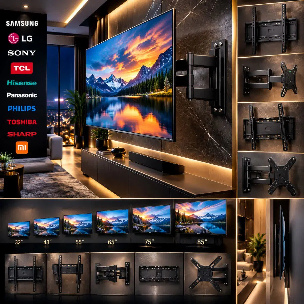 براکت سامسونگ LG|تلویزیون و پروژکتور|تهران, پرستار|دیوار