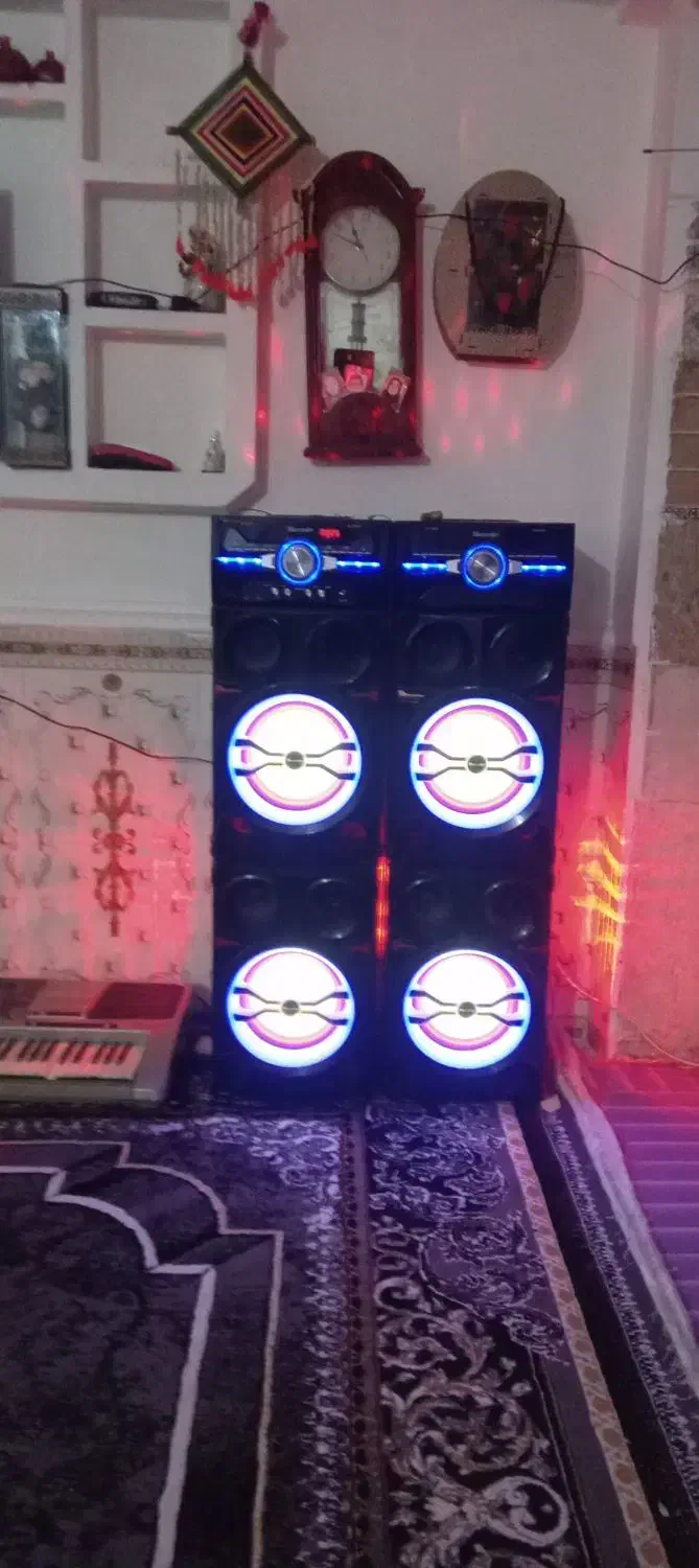 اسپیکر دوقلو معاوضه با دستگاه بلوک زنی|صوتی و تصویری|نرماشیر, |دیوار