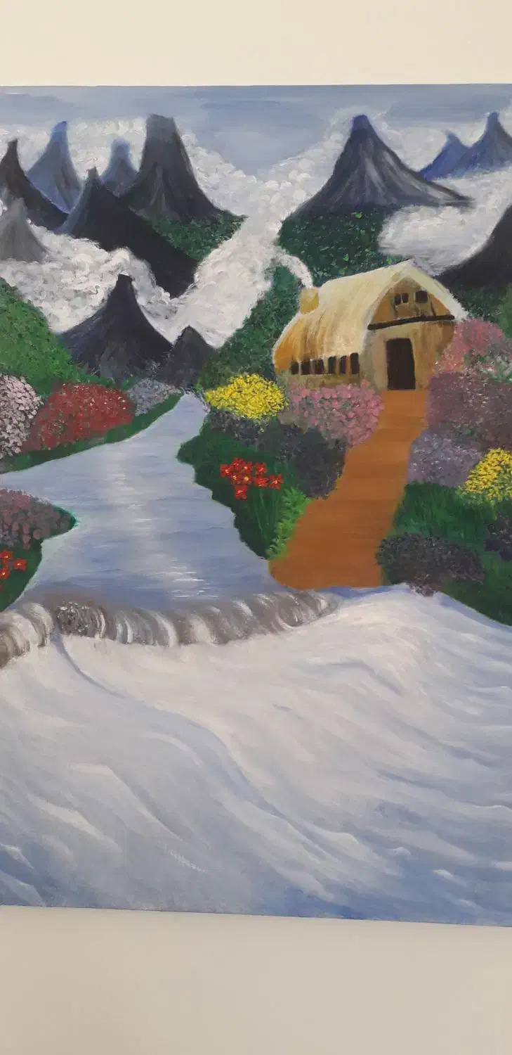 تابلو رنگ وروغن طبیعت|تابلو، نقاشی، عکس|لنجان, |دیوار