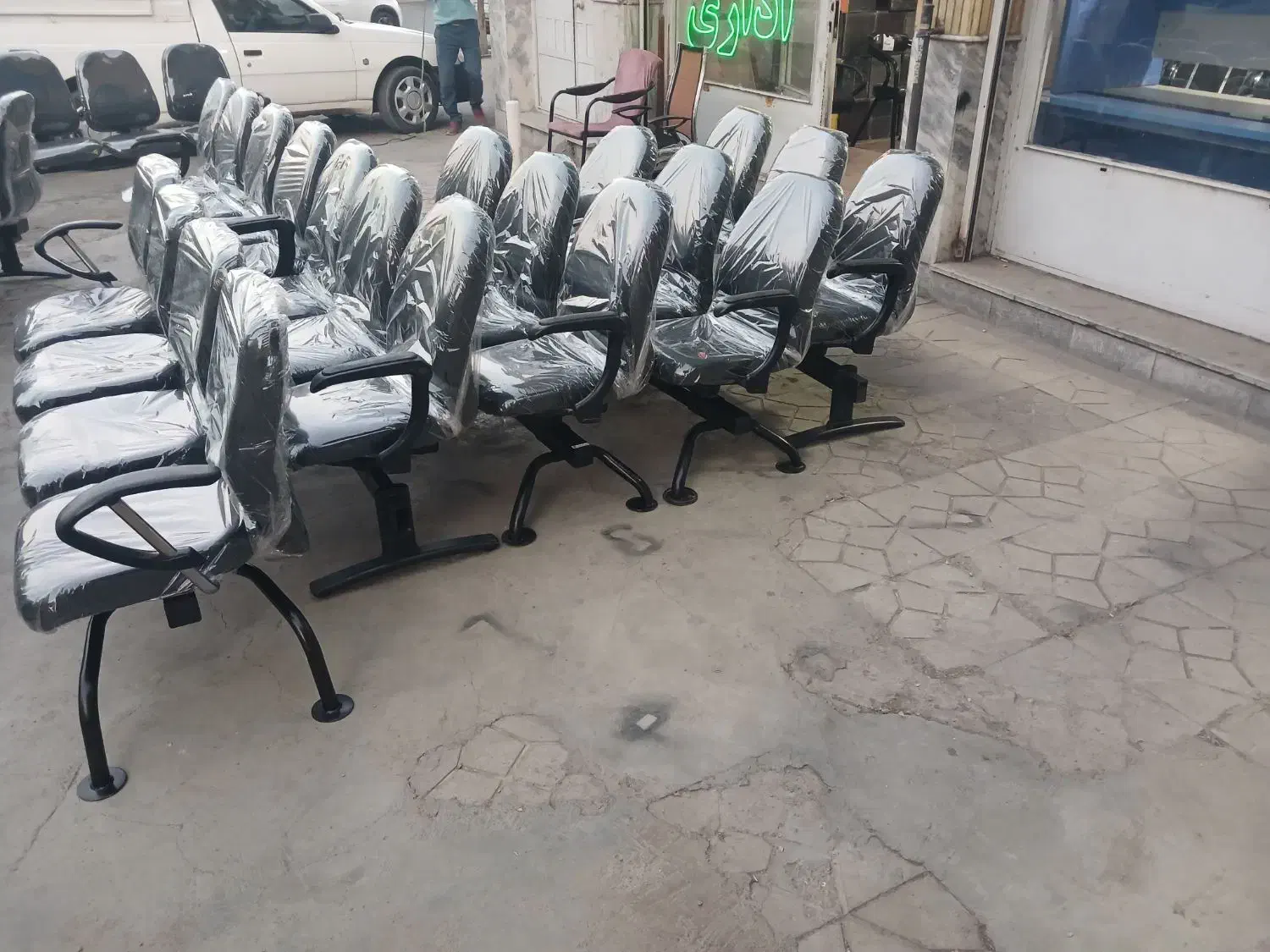 صندلی نیلپر سه نفره و ۴ نفره|مبلمان اداری|مشهد, وحید|دیوار
