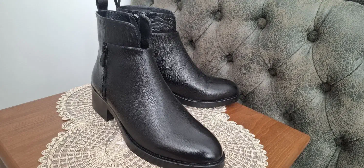 نیم بوت چرم طبیعی|کیف، کفش، کمربند|خلخال, |دیوار