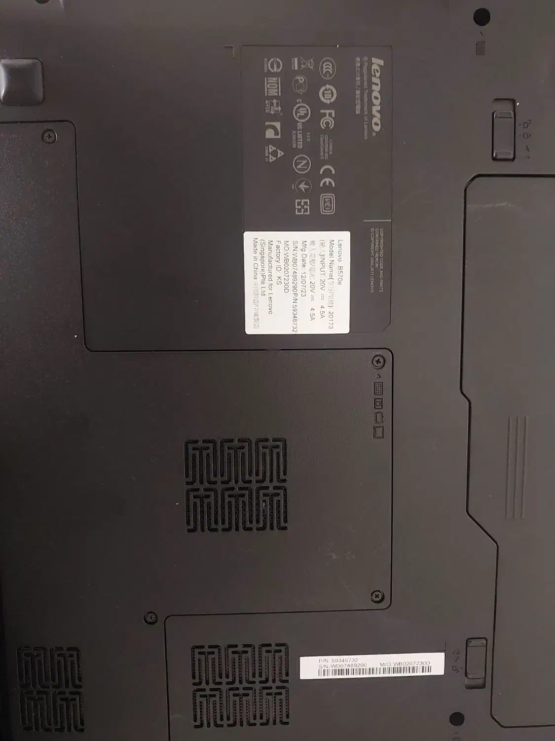 فروش لپ‌تاپ Lenovo B570 (کارکرده، تمیز)|رایانه همراه|رباط‌کریم, رباط‌کریم|دیوار