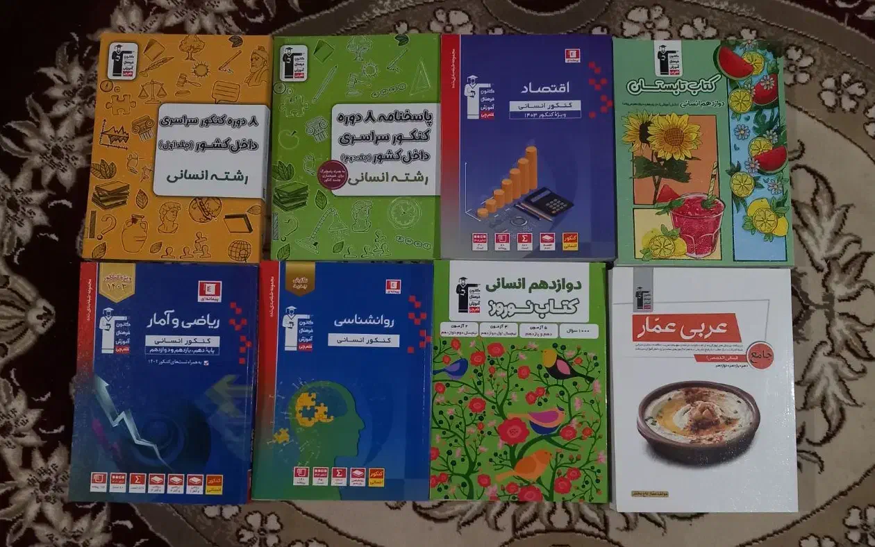 کتاب تست کنکور انسانی|کتاب و مجله آموزشی|تویسرکان, |دیوار