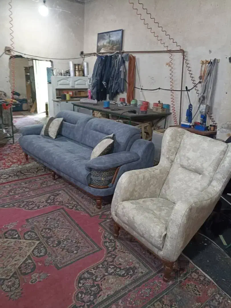 مبل راحتی بارسلون تدی هشت نفره لوکس|مبلمان خانگی و میز عسلی|رباطکریم, رباطکریم|دیوار