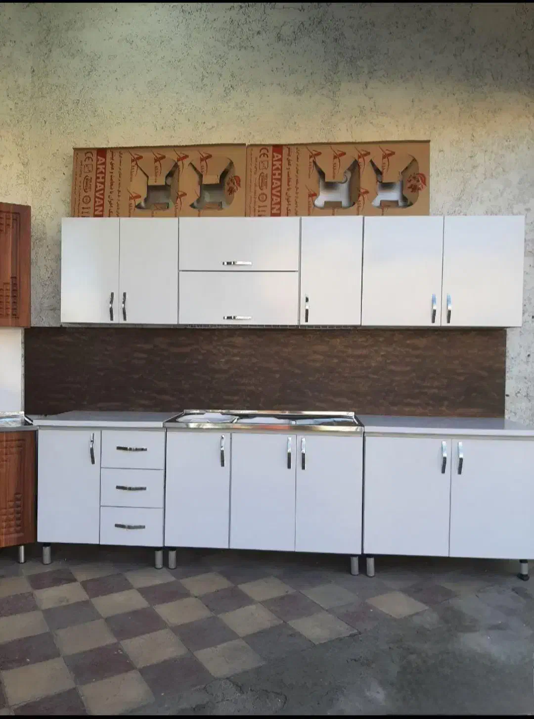 MDF کابینت نوین چوب باباکس ویترینــی|مصالح و تجهیزات ساختمان|زنجان, |دیوار