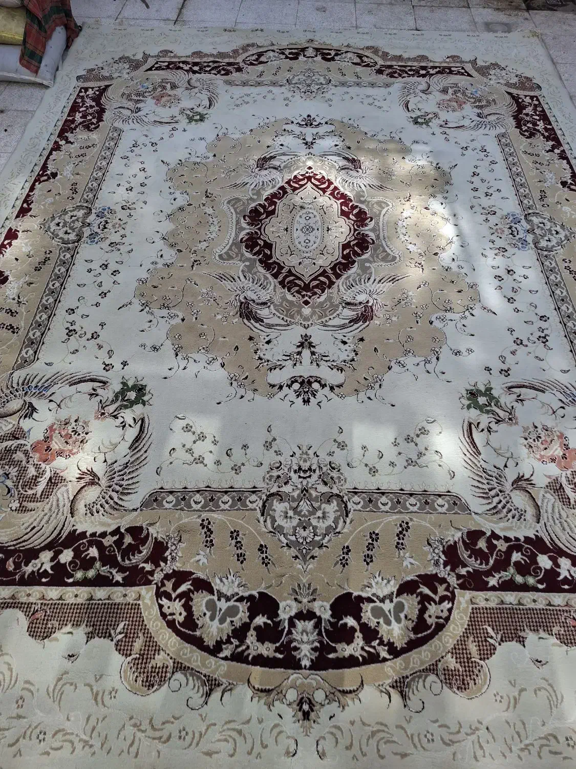 قالی|فرش|کاشمر, |دیوار