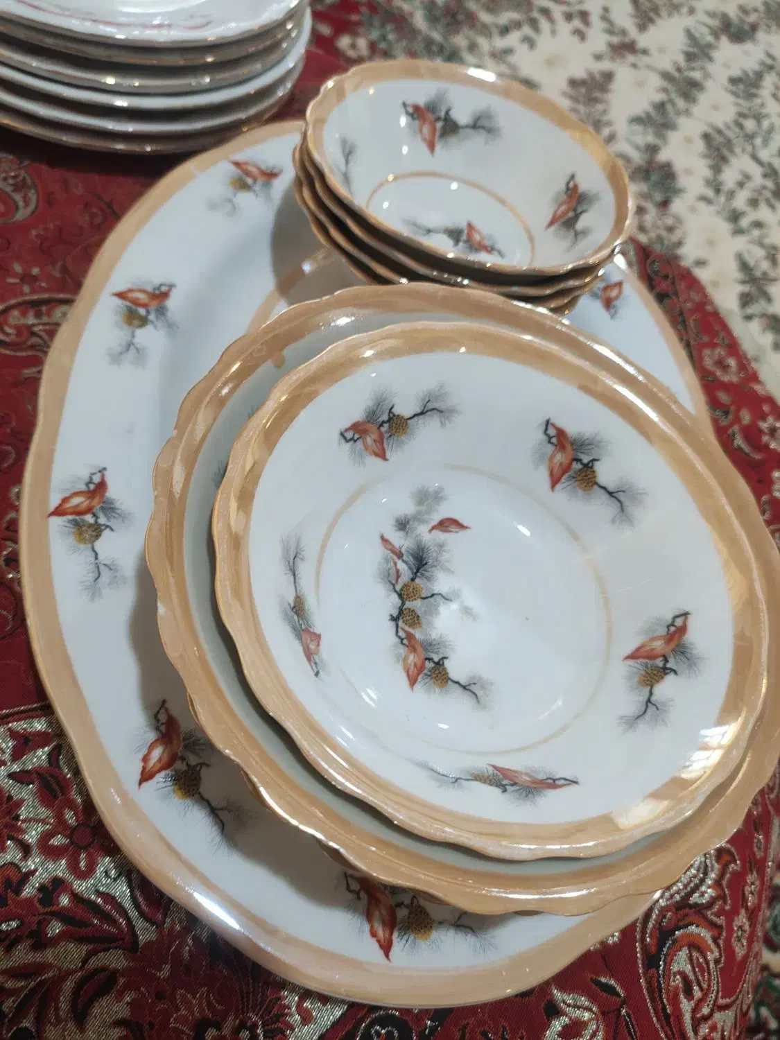 ظروف چینی درجه یک|ظروف سرو و پذیرایی|بهبهان, |دیوار