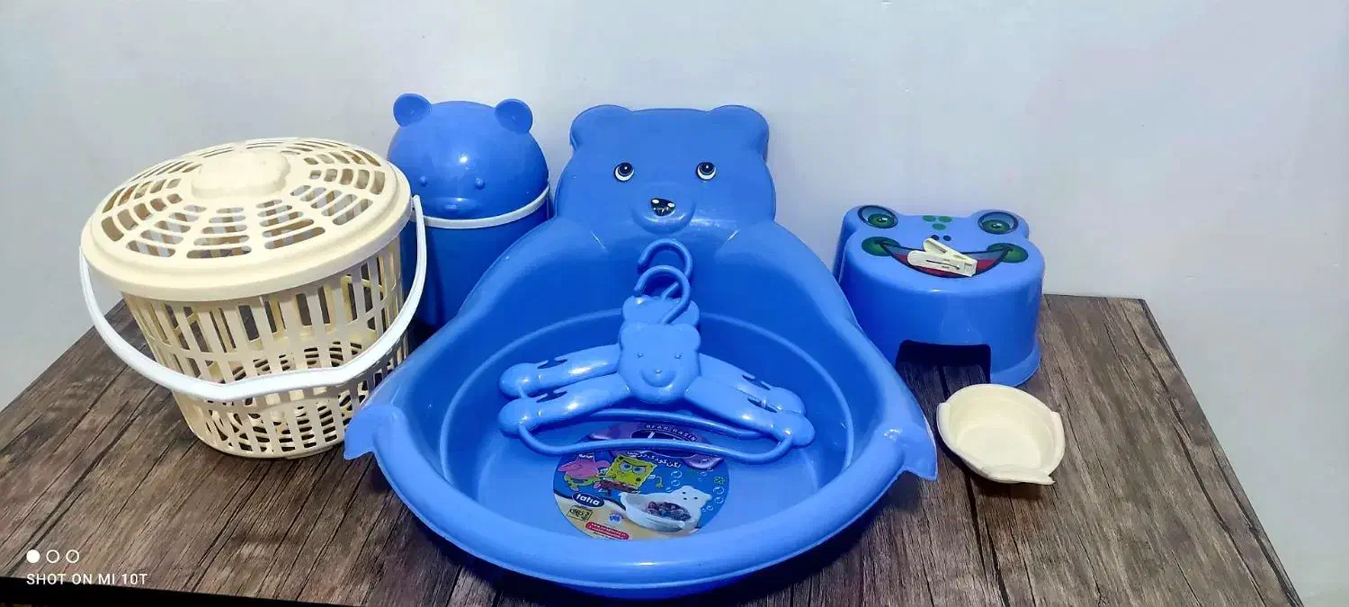 سرویس کامل حمام کودک نو|اسباب و اثاث بچه|کلاله, |دیوار